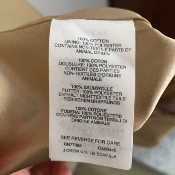 JCrew Collection Trench Coat - Picture 8 of 8